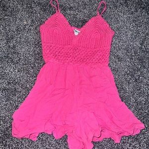 pink romper